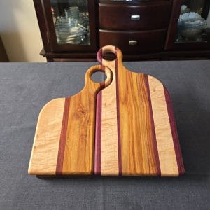 Canary wood Nested Cutting Boards
