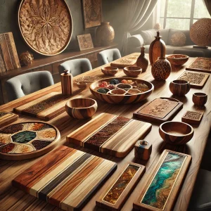 Wood and Resin items